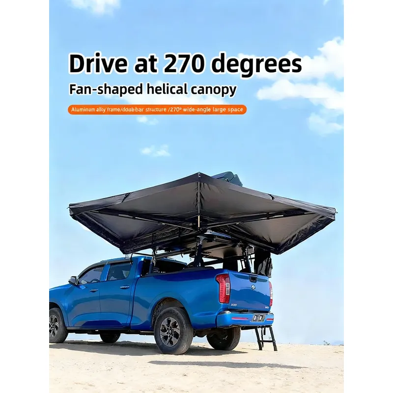 Outdoor Camping Australia - Four-Season Waterproof Quick-Open 270-Degree Fan-Shaped Roof