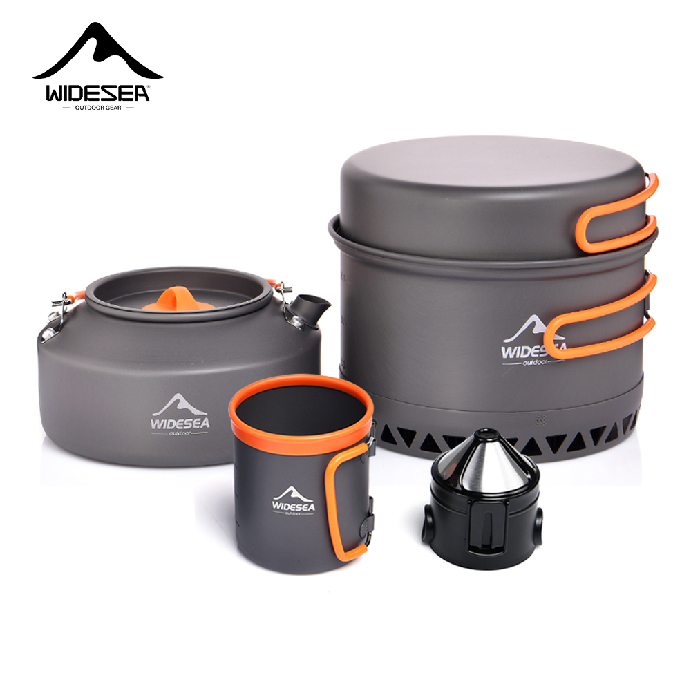 Outdoor Camping Kitchen With Sink - Camping Tableware Outdoor Cookware Set Pots
