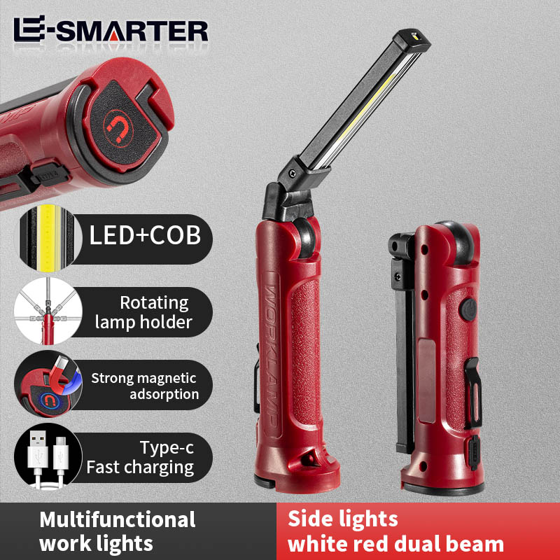 Outdoor Camping Lampe - COB LED Work Light Rechargeable Folding