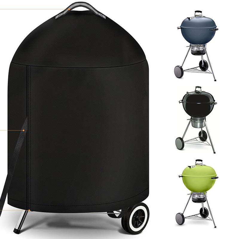Outdoor Gas Stove - 210D Cloth BBQ Cover Cylindrical Outdoor