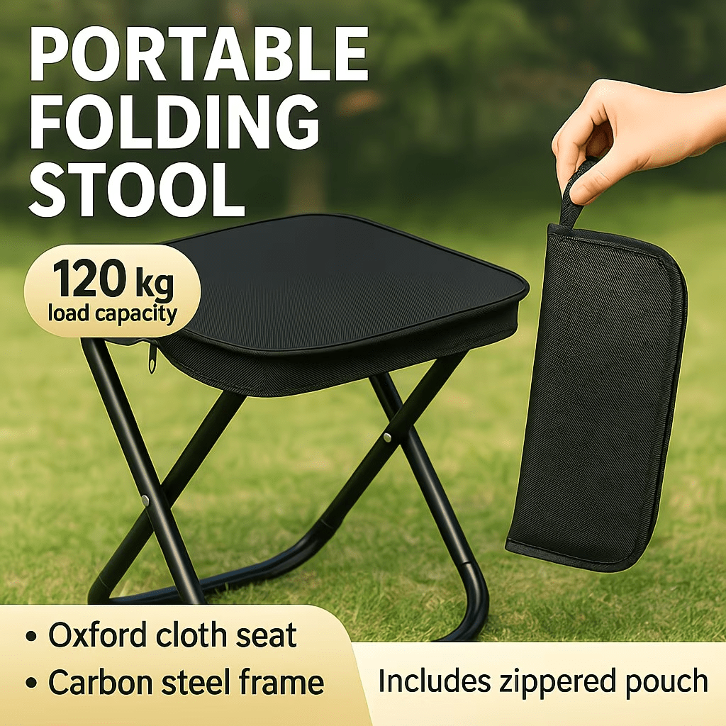 Outdoor Camping Loveseat - [Portable Folding Chair] Lightweight Sturdy Frame