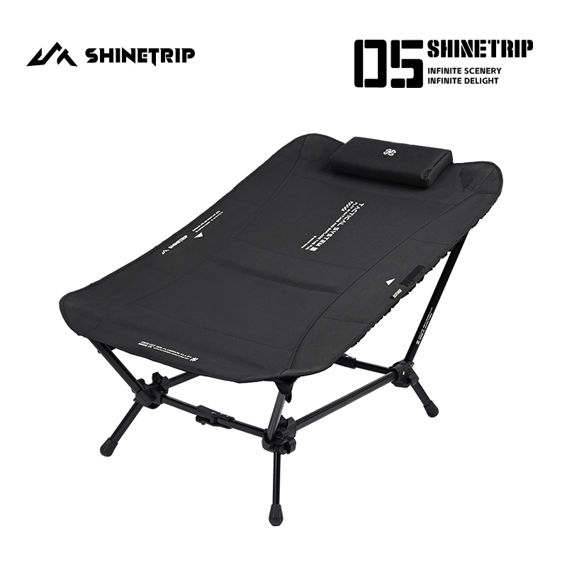 Outdoor Camping Recliner - Outdoor Reclining Chair ShineTrip Aluminum Alloy