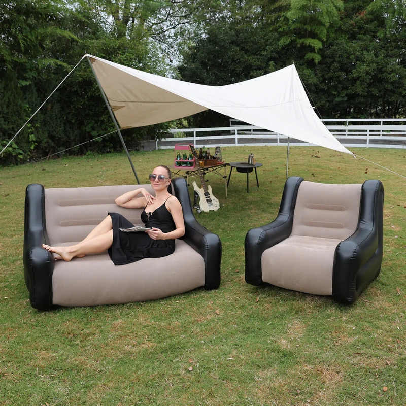 Air Mattress Inflatable Sofa D - Outdoor Camping Couch 评论和价格