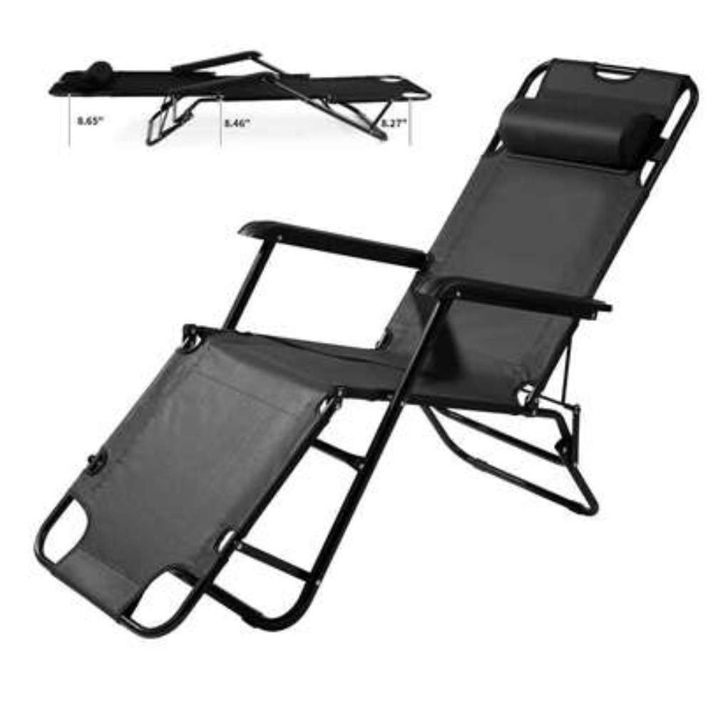 Heavy Duty Portable Camping Ch - Outdoor Camping Recliner 评论和价格
