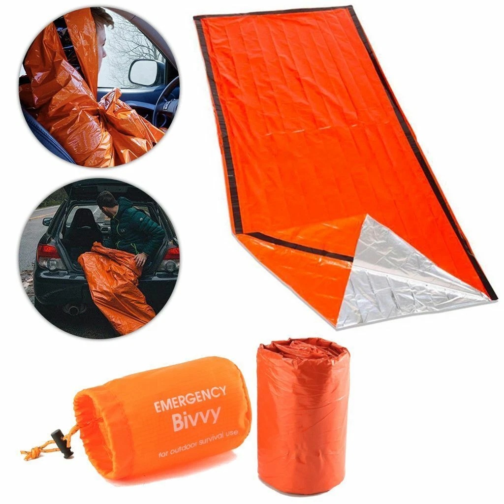 1-5Pack Emergency Sleeping Bag - Emergency Mylar Blanket 评论和价格