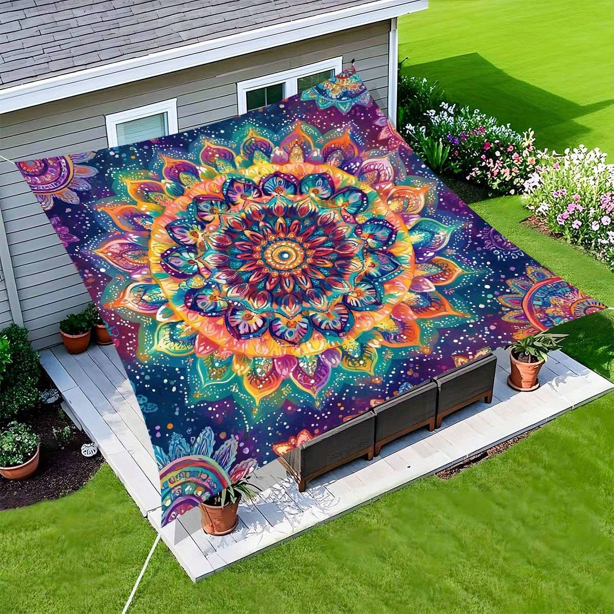 Color Flower Camping Sunshade  - Outdoor Camping Gazebo 评论和价格