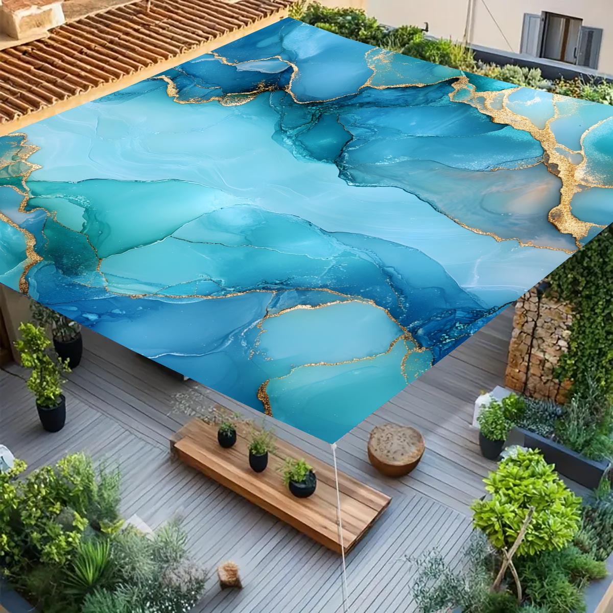 Color Flower Camping Sunshade  - Outdoor Camping Gazebo 评论和价格