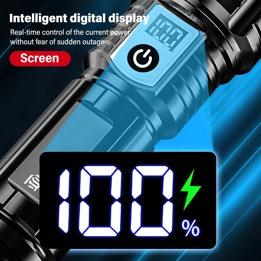 High Power 200000LM LED Flashl - Outdoor Camping Lampe 评论和价格