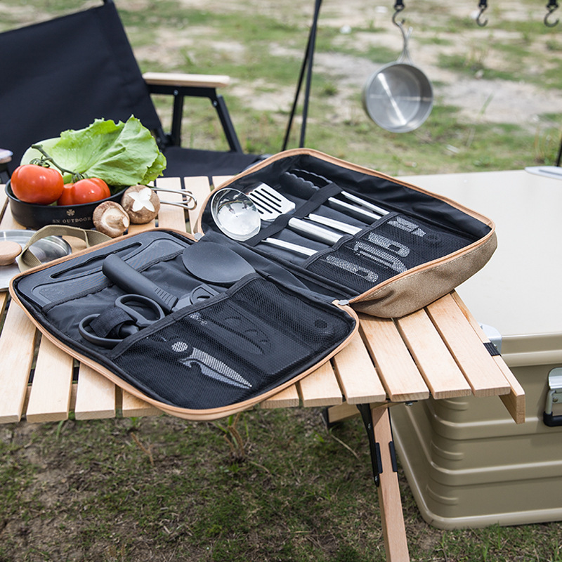 8pcs Camping Kitchen Cookware  - Outdoor Camping Kitchen With Sink 评论和价格