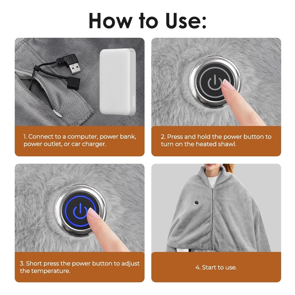 High Quality Wearable USB Elec - Outdoor Camping Heated Blanket 评论和价格