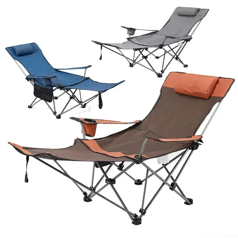 2in1 Outdoor Folding Chair Por - Outdoor Camping Recliner 评论和价格