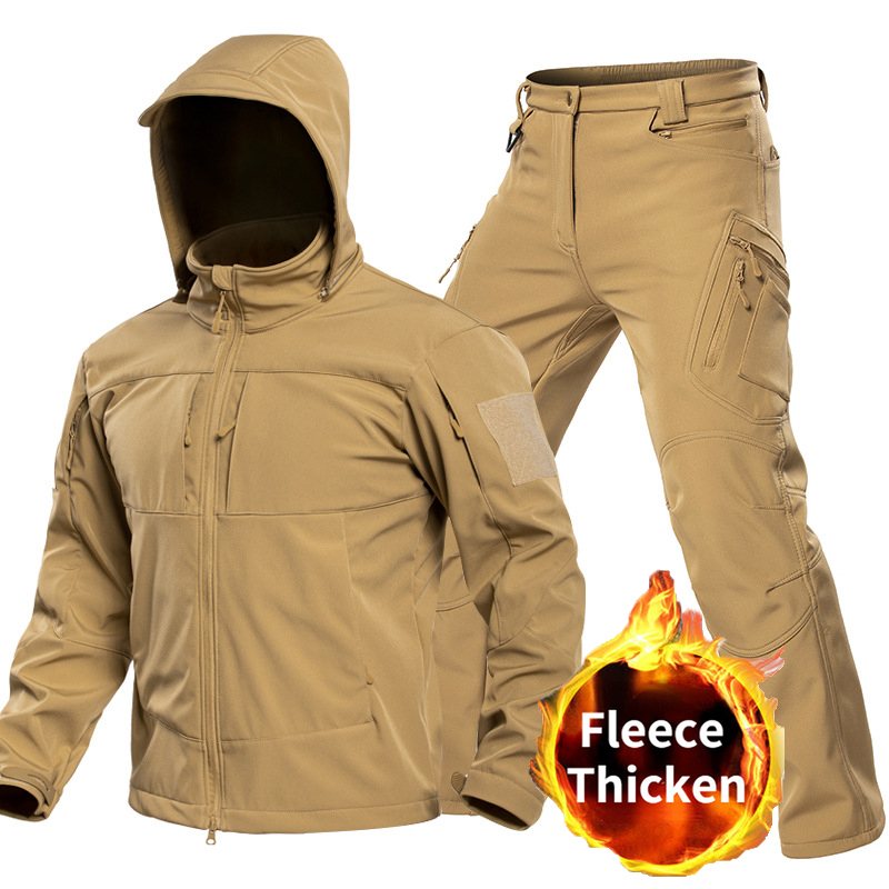 Outdoor Tactical Softshell Sui - Outdoor Camping Winter 评论和价格