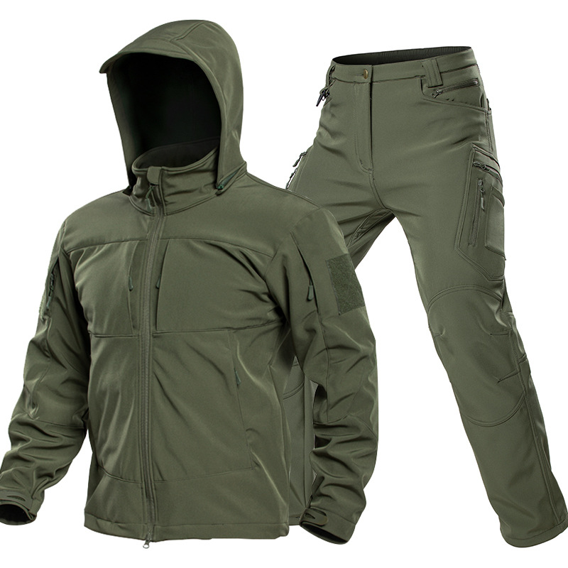 Outdoor Tactical Softshell Sui - Outdoor Camping Winter 评论和价格