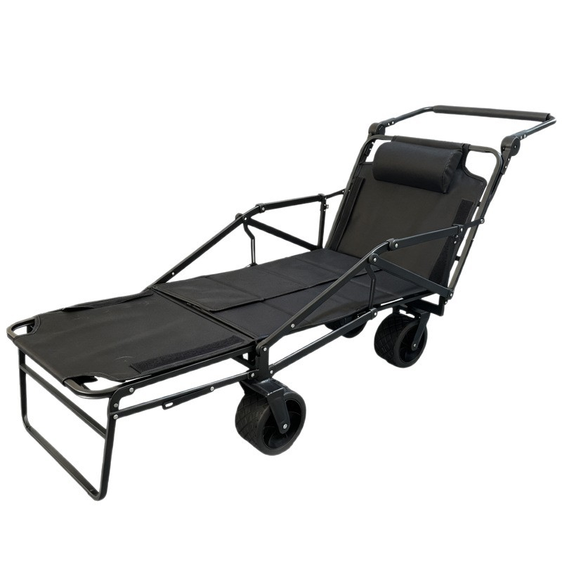 Outdoor camping trolley with r - Outdoor Camping Recliner 评论和价格