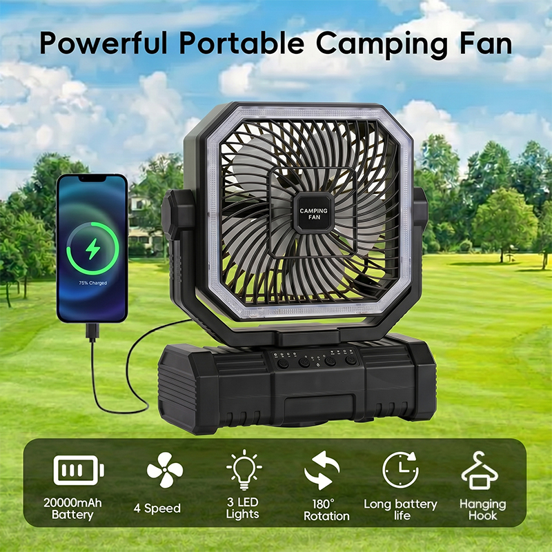20000mAh Camping Ceiling Fan R - Outdoor Camping Gazebo 评论和价格