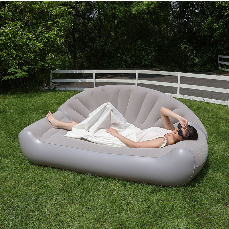 Fan Shaped Inflatable Sofa 2 P - Outdoor Camping Couch 评论和价格