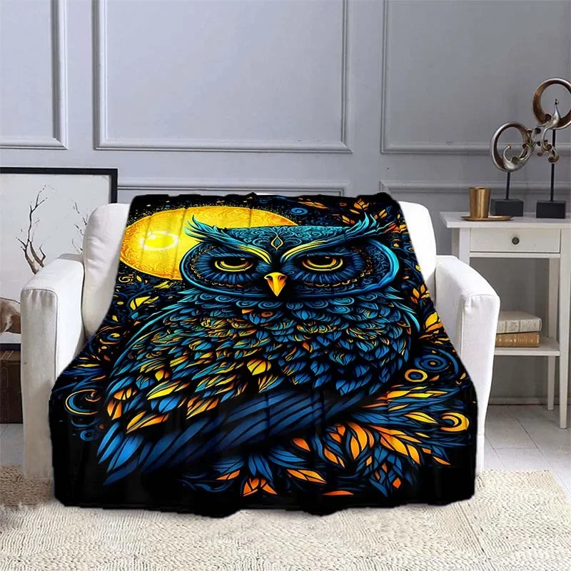 10 Sizes Owl Pattern Blanket W - Outdoor Camping Heated Blanket 评论和价格