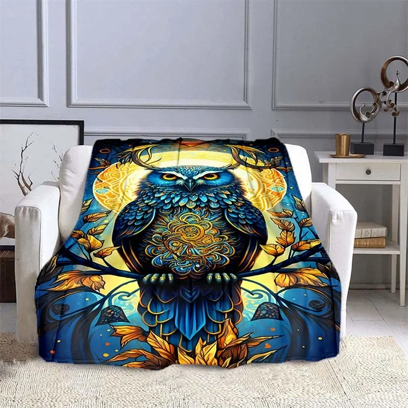 10 Sizes Owl Pattern Blanket W - Outdoor Camping Heated Blanket 评论和价格