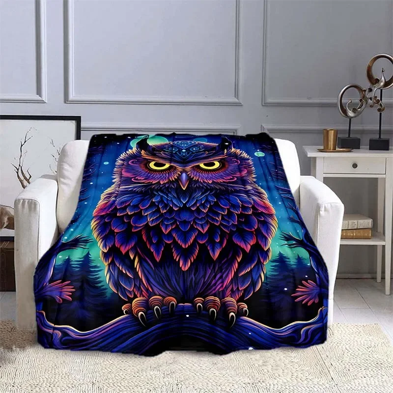 10 Sizes Owl Pattern Blanket W - Outdoor Camping Heated Blanket 评论和价格