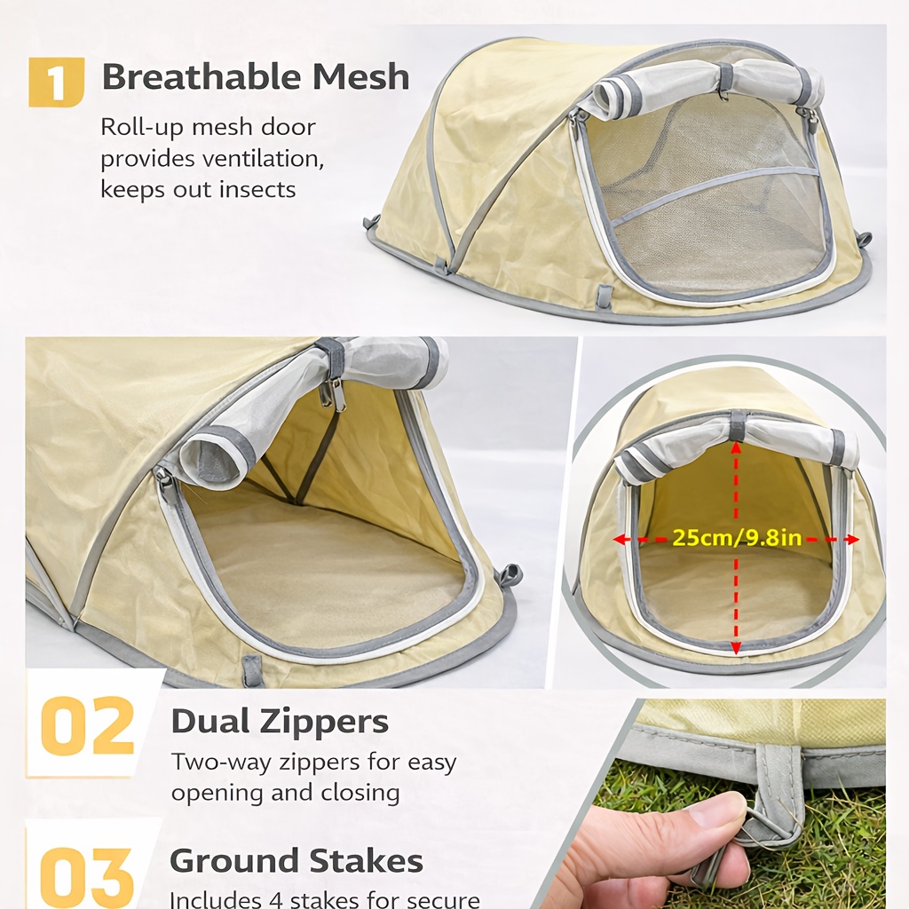Foldable Pet Tent Portable Dog - Outdoor Camping Dog Kennel 评论和价格