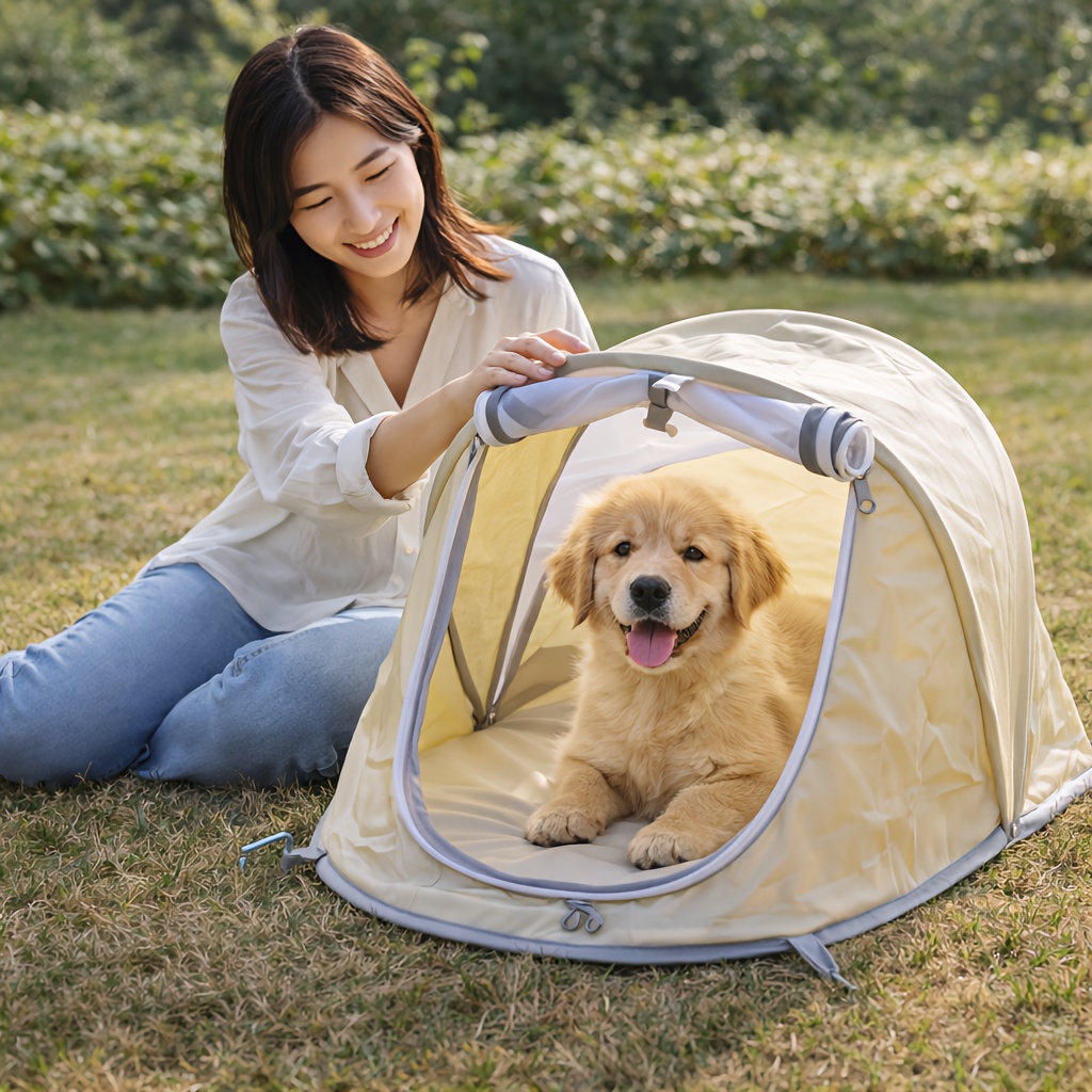 Foldable Pet Tent Portable Dog - Outdoor Camping Dog Kennel 评论和价格