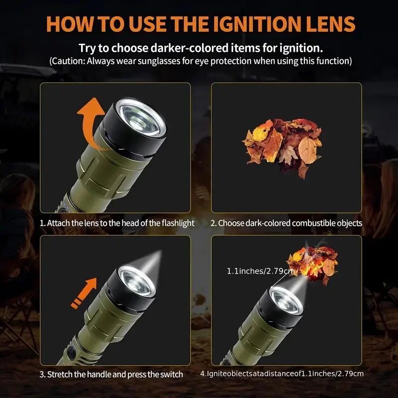 Ultra Powerful Flashlight Conc - Outdoor Camping Lampe 评论和价格