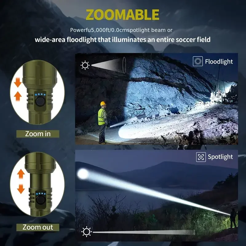 Ultra Powerful Flashlight Conc - Outdoor Camping Lampe 评论和价格