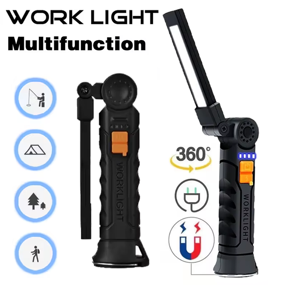Portable COB LED Flashlight US - Outdoor Camping Lampe 评论和价格
