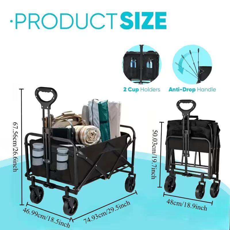 Heavy Duty Folding Wagon All-T - Outdoor Camping Shop 评论和价格