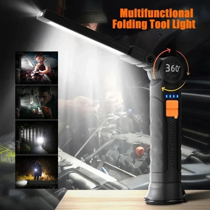 Portable COB LED Flashlight US - Outdoor Camping Lampe 评论和价格