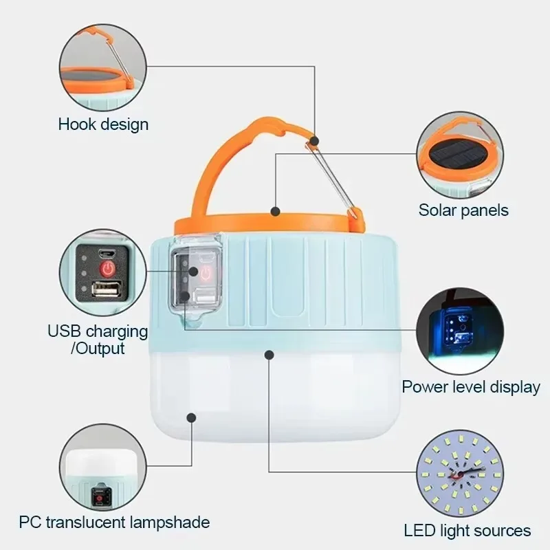 Solar Camping Lantern Recharge - Outdoor Camping Lampe 评论和价格