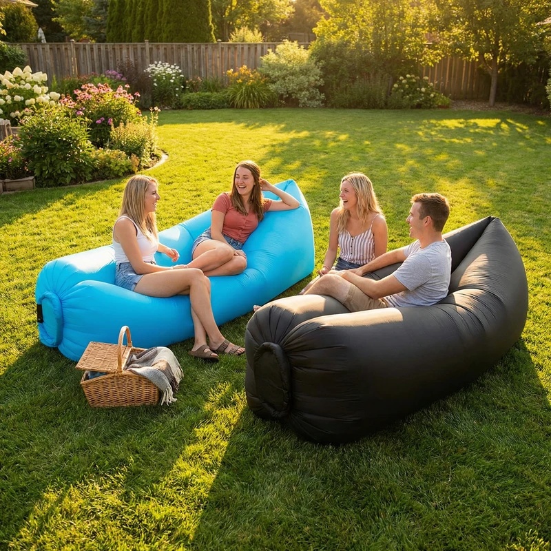 Portable Inflatable Air Sofa,  - Outdoor Camping Couch 评论和价格