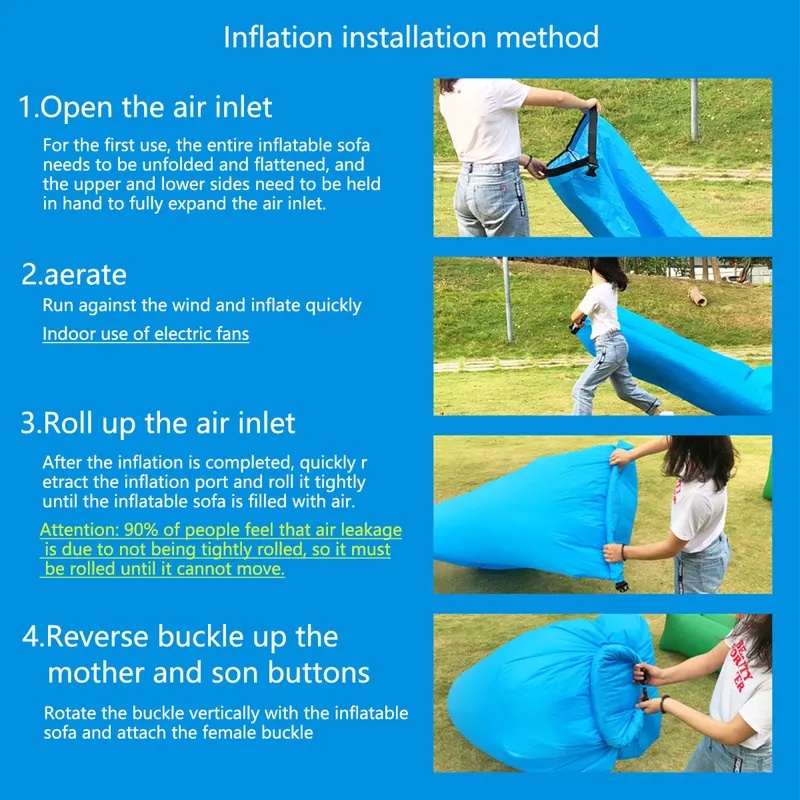 Portable Inflatable Air Sofa,  - Outdoor Camping Couch 评论和价格