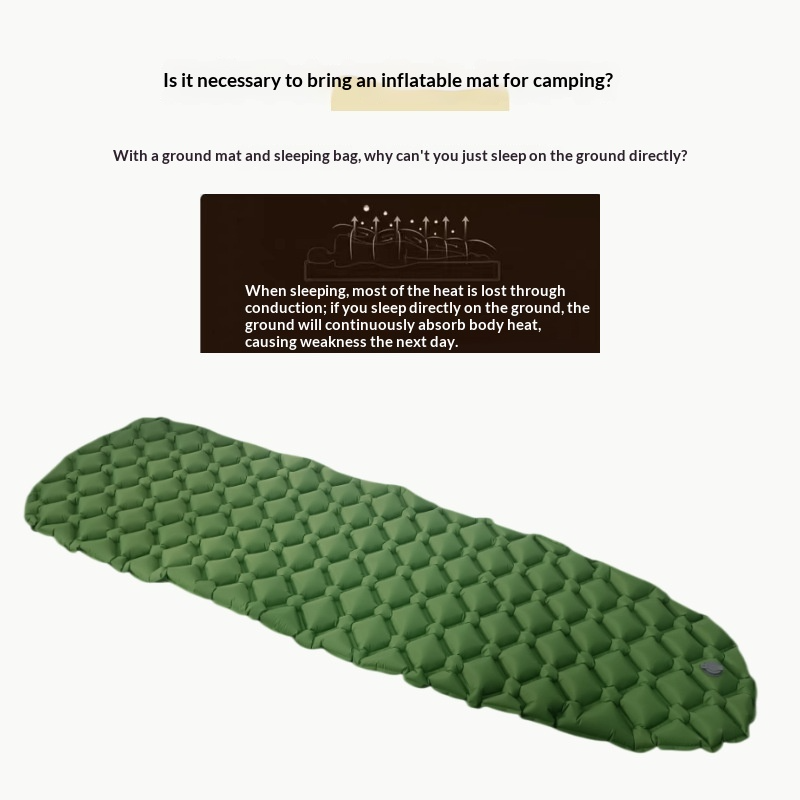 450g Ultralight Inflatable Sle - Outdoor Activities In Camping 评论和价格