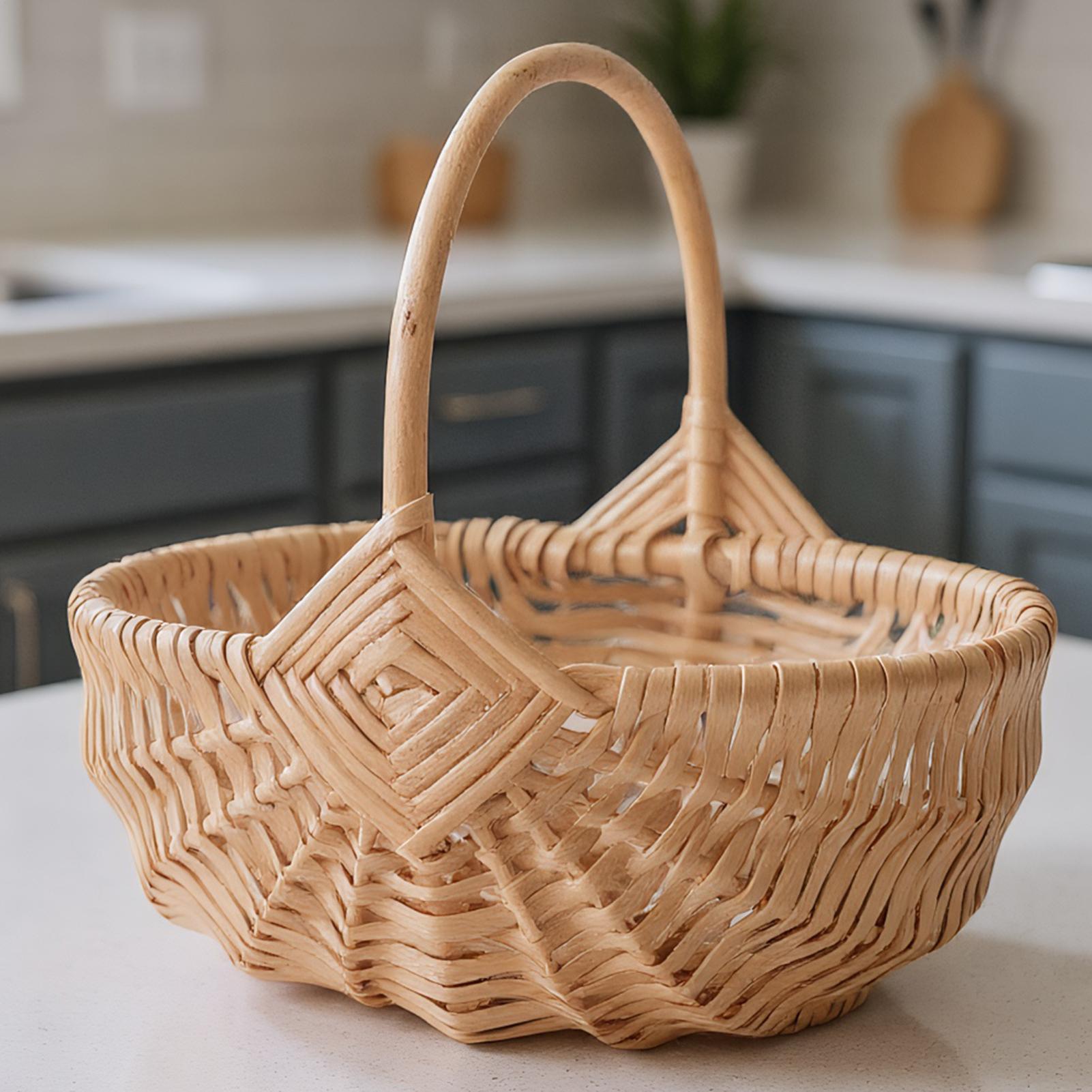 Woven Wicker Picnic Basket Wit - Outdoor Activities In Camping 评论和价格