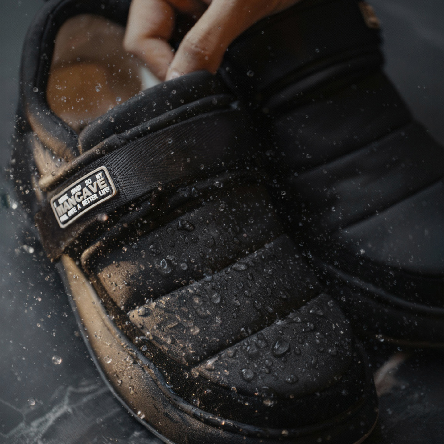 Maden Men's Retro Black Waterp - Outdoor Camping Winter 评论和价格