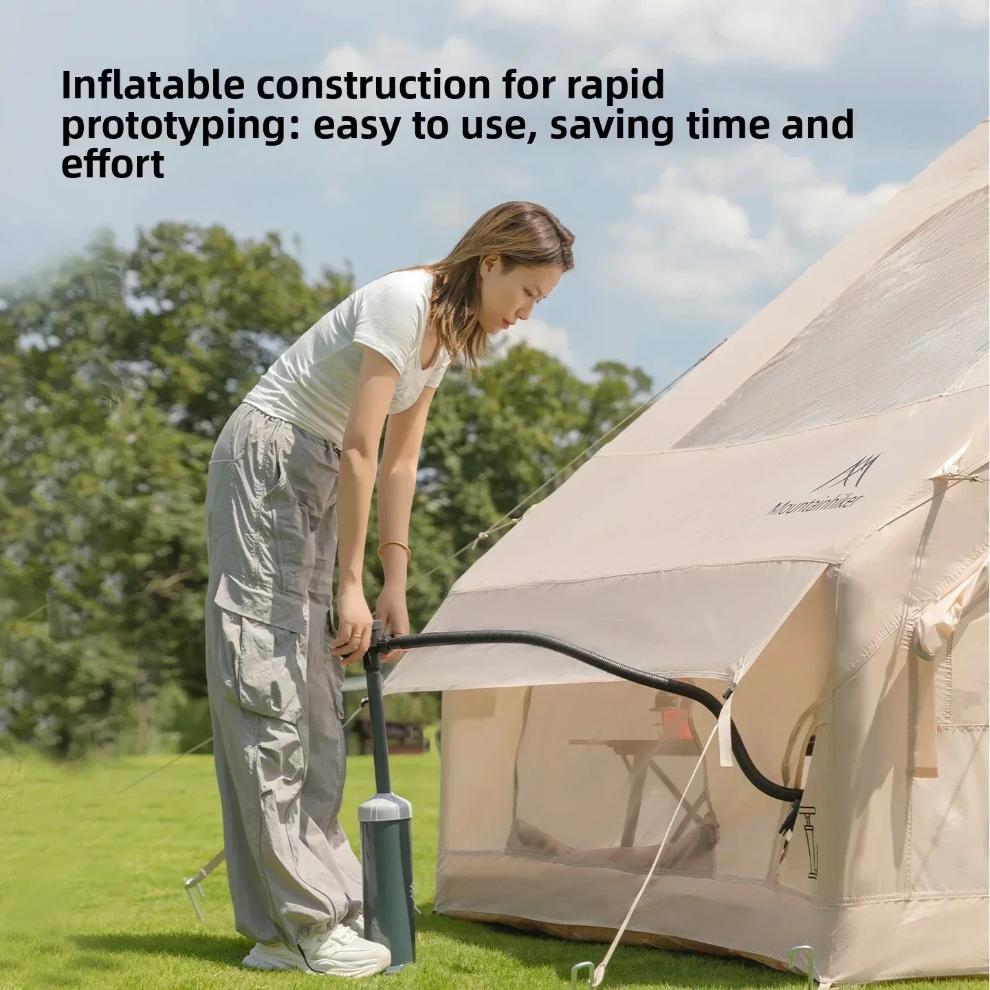 MOUNTAINHIKER Extra Large Infl - Outdoor Camping Gazebo 评论和价格