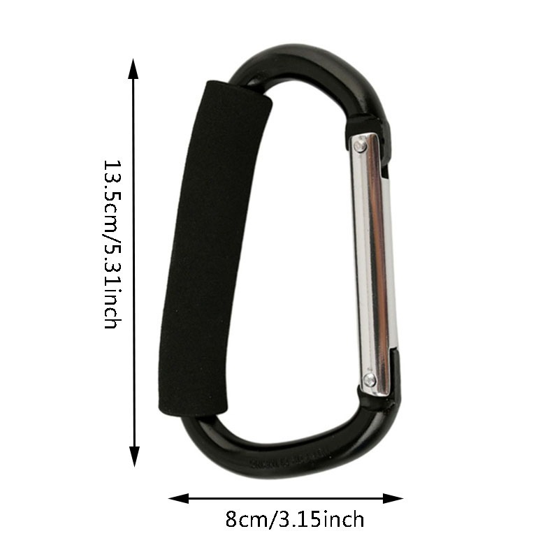 135mm*8mm Large Carabiner Hook - Outdoor Camping Shop 评论和价格