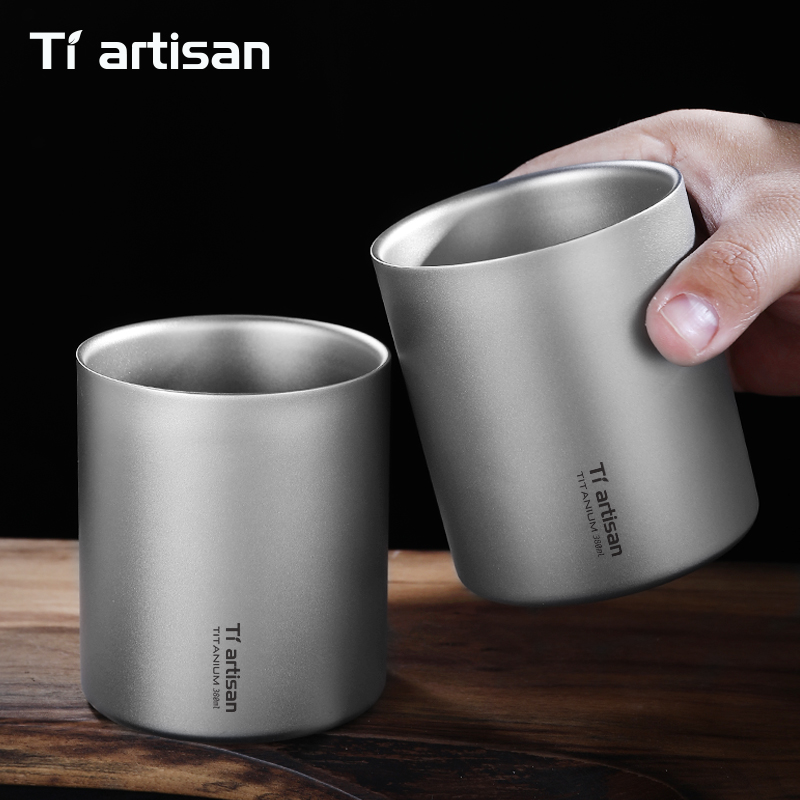 Tiartisan 380ml Titanium Handl - Outdoor Camping Games 评论和价格