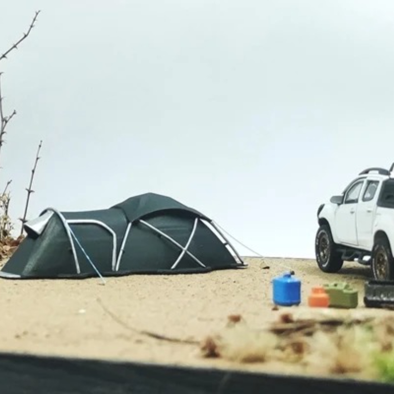 1/64 Tent Model 1/87 HO Snow T - Outdoor Camping Games 评论和价格