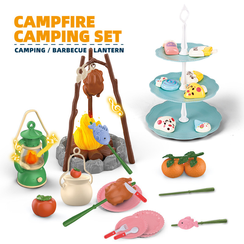 Kids Camping Tent Set Baby Pla - Outdoor Camping Games 评论和价格