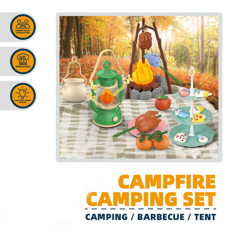 Kids Camping Tent Set Baby Pla - Outdoor Camping Games 评论和价格