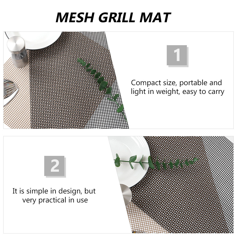 2Pcs Bbq Grill Mesh Mat Non-St - Outdoor Gas Stove 评论和价格