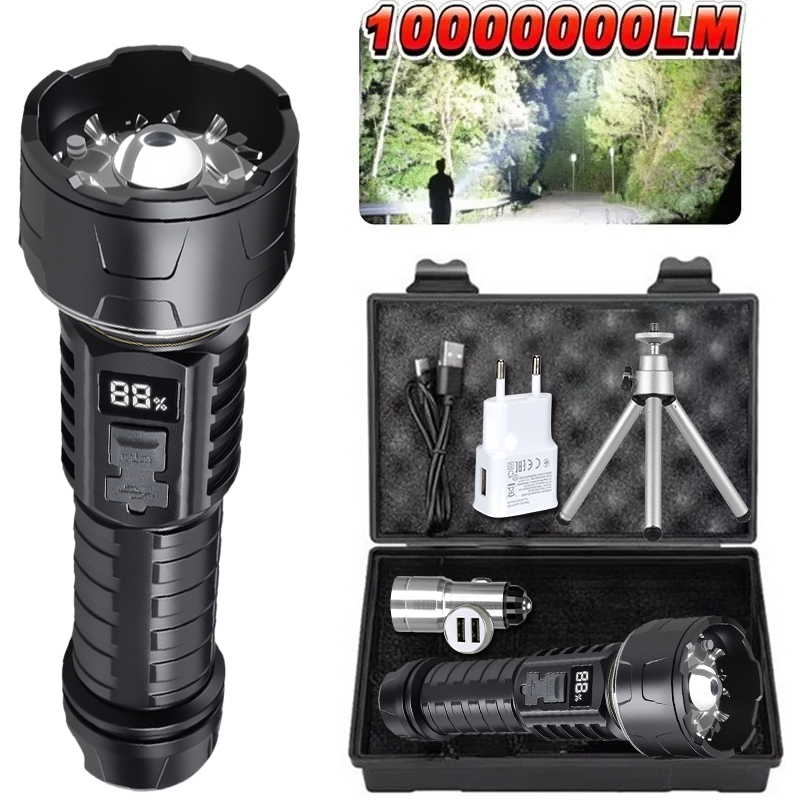 COB LED Flashlight Rechargeabl - Outdoor Camping Lampe 评论和价格