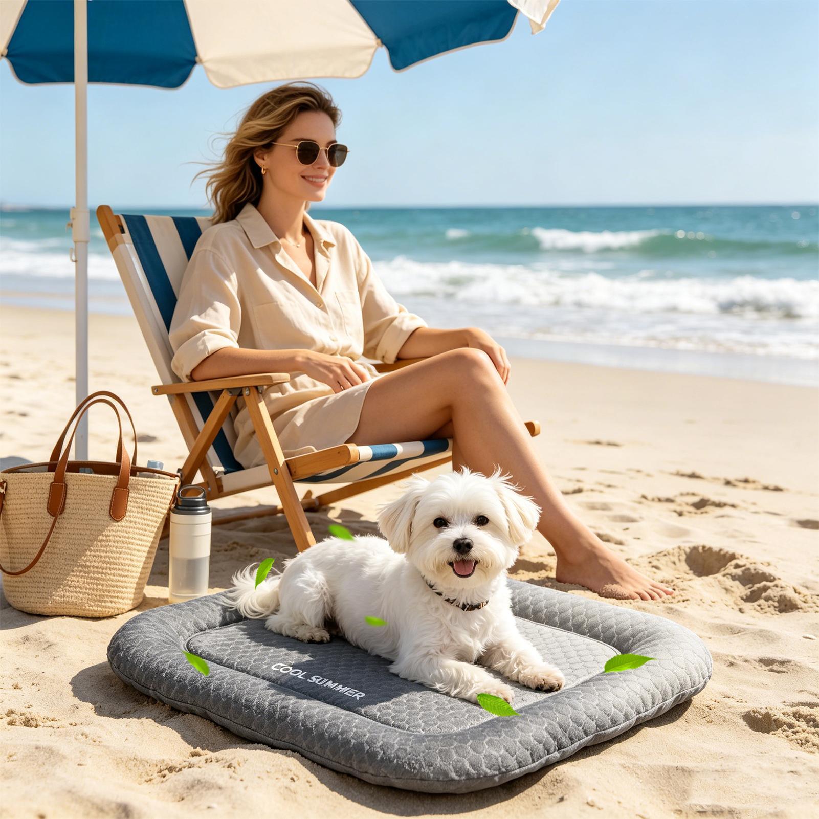Dog Cooling Mat Portable Non-S - Outdoor Camping Dog Kennel 评论和价格