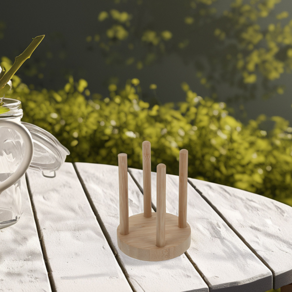 Compact Wooden Cup Holder for  - Outdoor Activities In Camping 评论和价格
