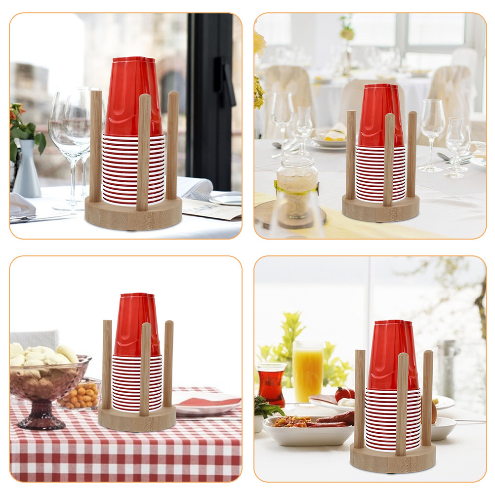Compact Wooden Cup Holder for  - Outdoor Activities In Camping 评论和价格
