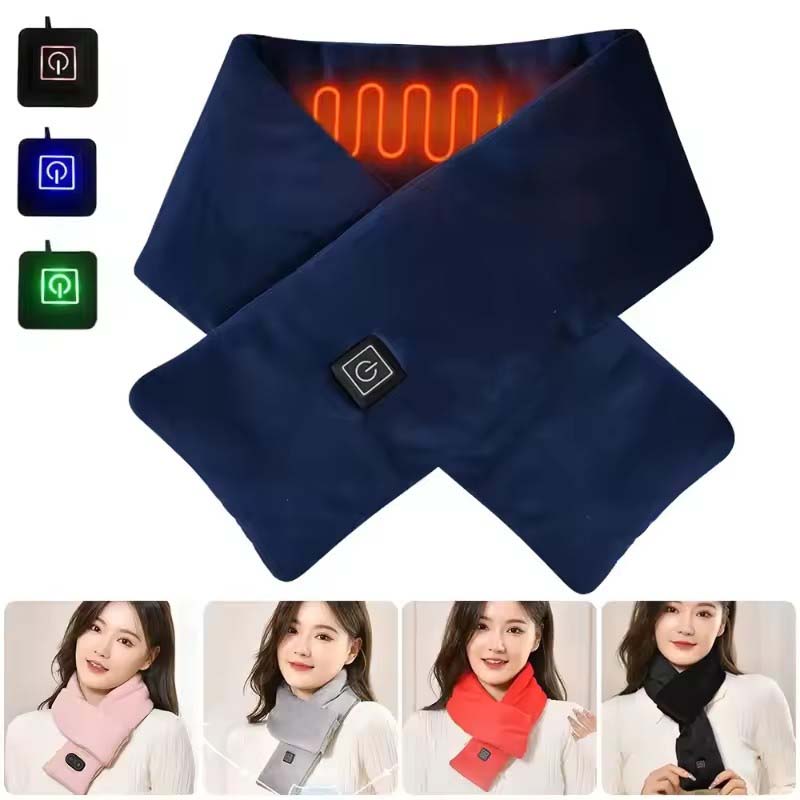 USB Women Men Heating Scarf Te - Outdoor Camping Winter 评论和价格