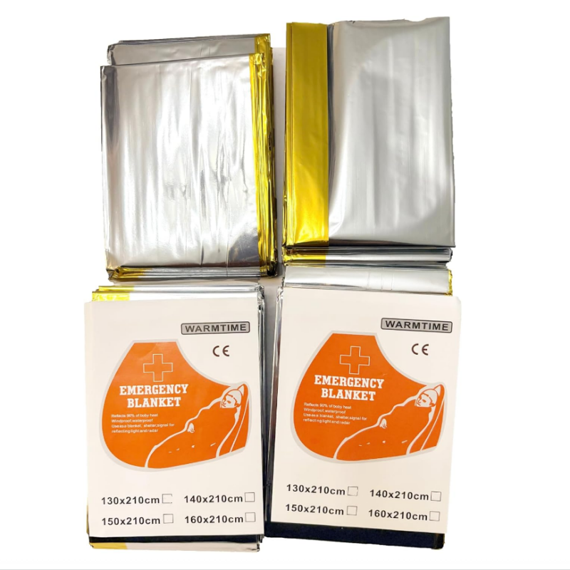4 Pack Gold Silver Mylar Emerg - Emergency Mylar Blanket 评论和价格
