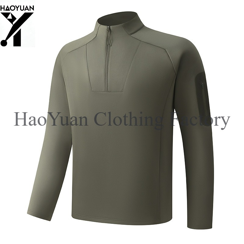 Men's Half Zip Long Sleeved Sh - Outdoor Camping Winter 评论和价格